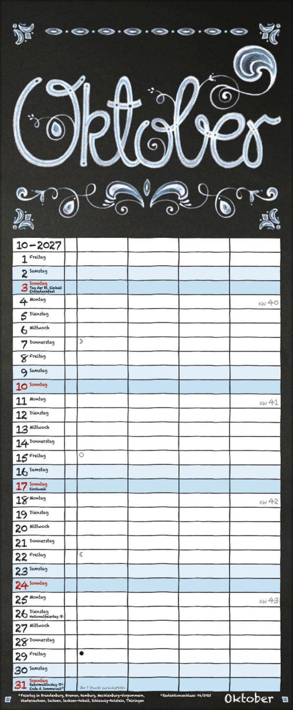 Beispielinhalt (Bild) Tafel Timer 2027