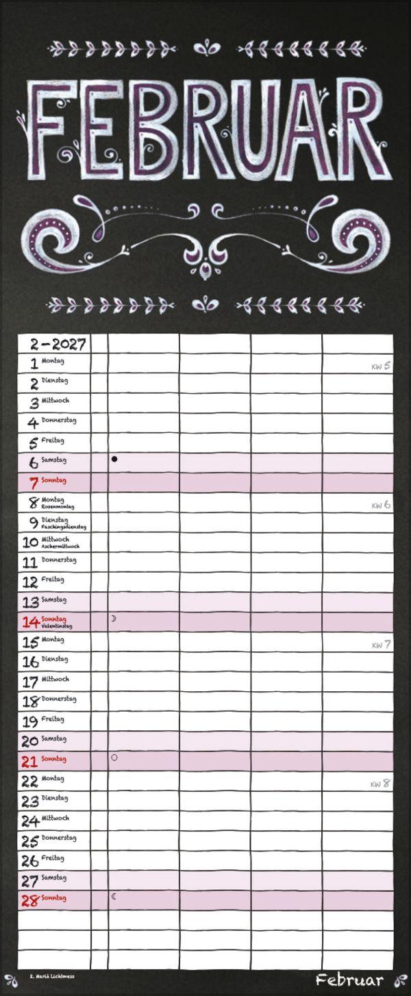 Beispielinhalt (Bild) Tafel Timer 2027