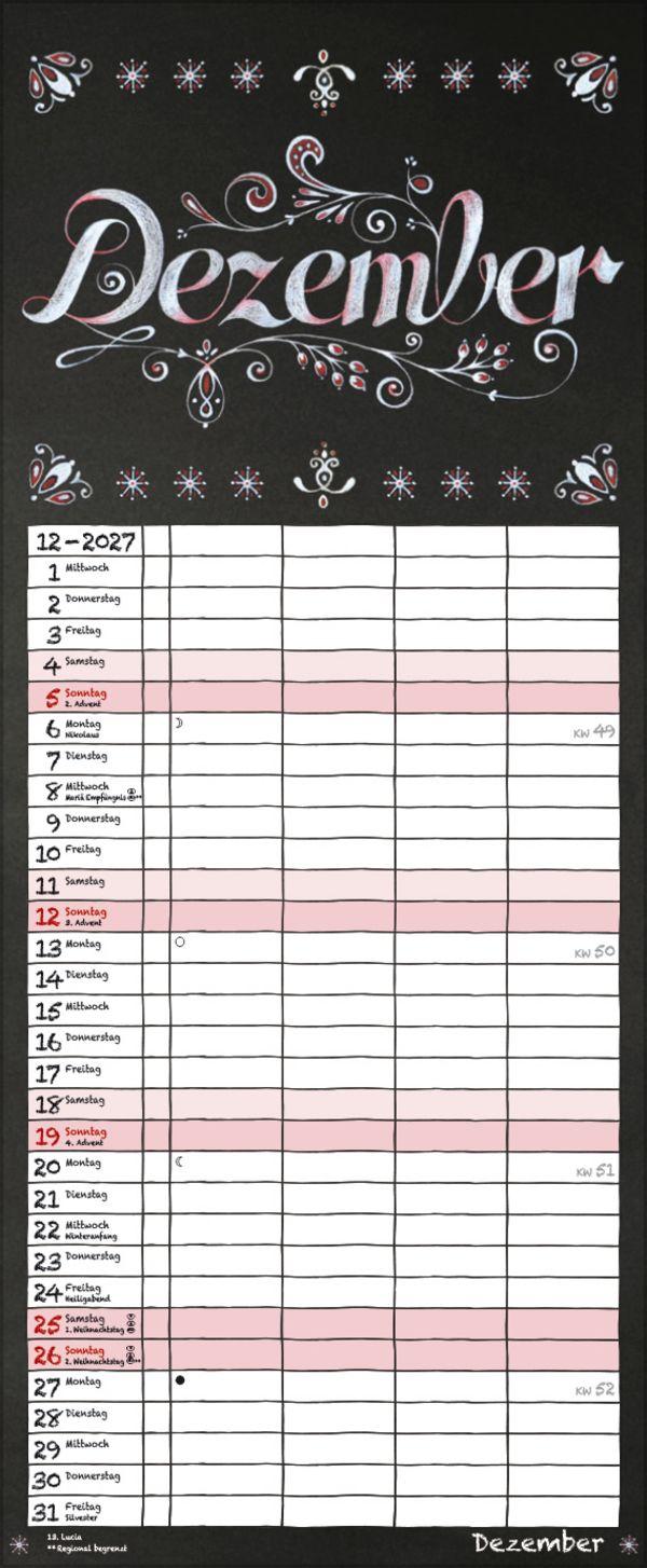Beispielinhalt (Bild) Tafel Timer 2027