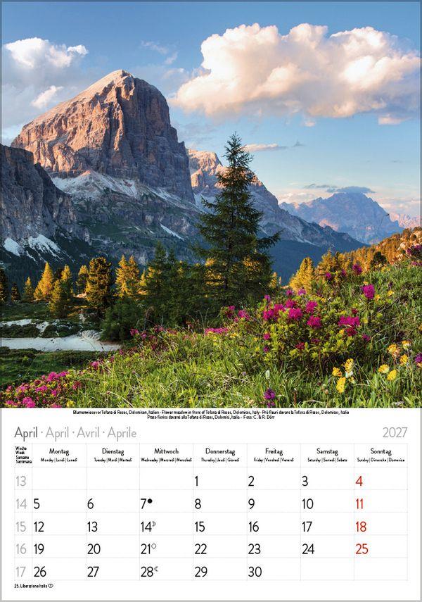 Beispielinhalt (Bild) Die Alpen 2027