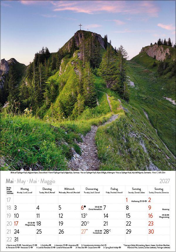 Beispielinhalt (Bild) Die Alpen 2027