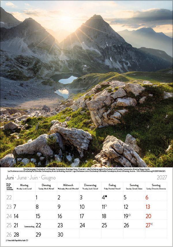 Beispielinhalt (Bild) Die Alpen 2027