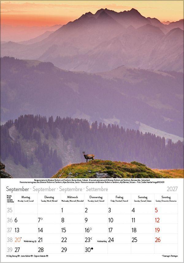 Beispielinhalt (Bild) Die Alpen 2027