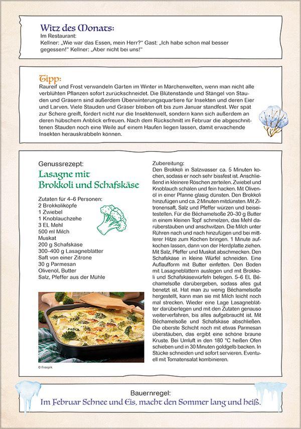 Beispielinhalt (Bild) Kalender für Rentner 2027