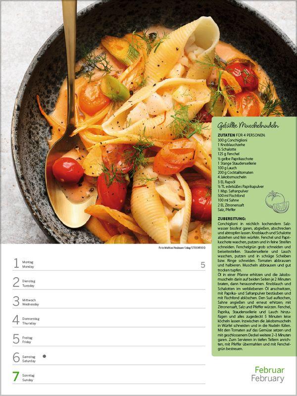 Beispielinhalt (Bild) Saisonale und regionale Genussrezepte 2027