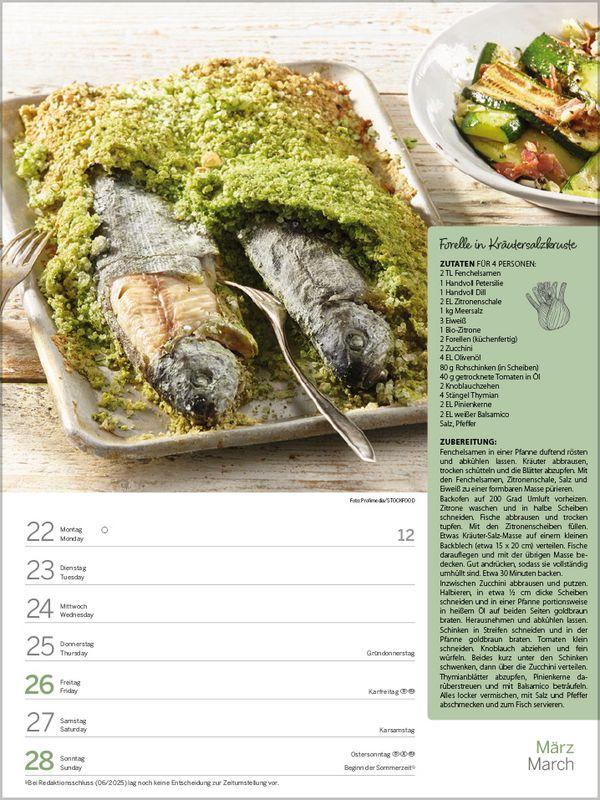 Beispielinhalt (Bild) Saisonale und regionale Genussrezepte 2027