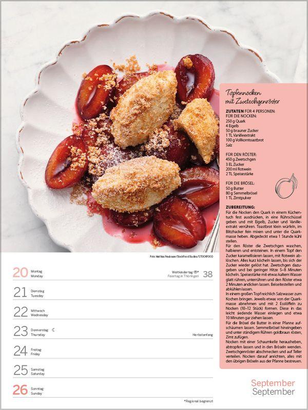Beispielinhalt (Bild) Saisonale und regionale Genussrezepte 2027