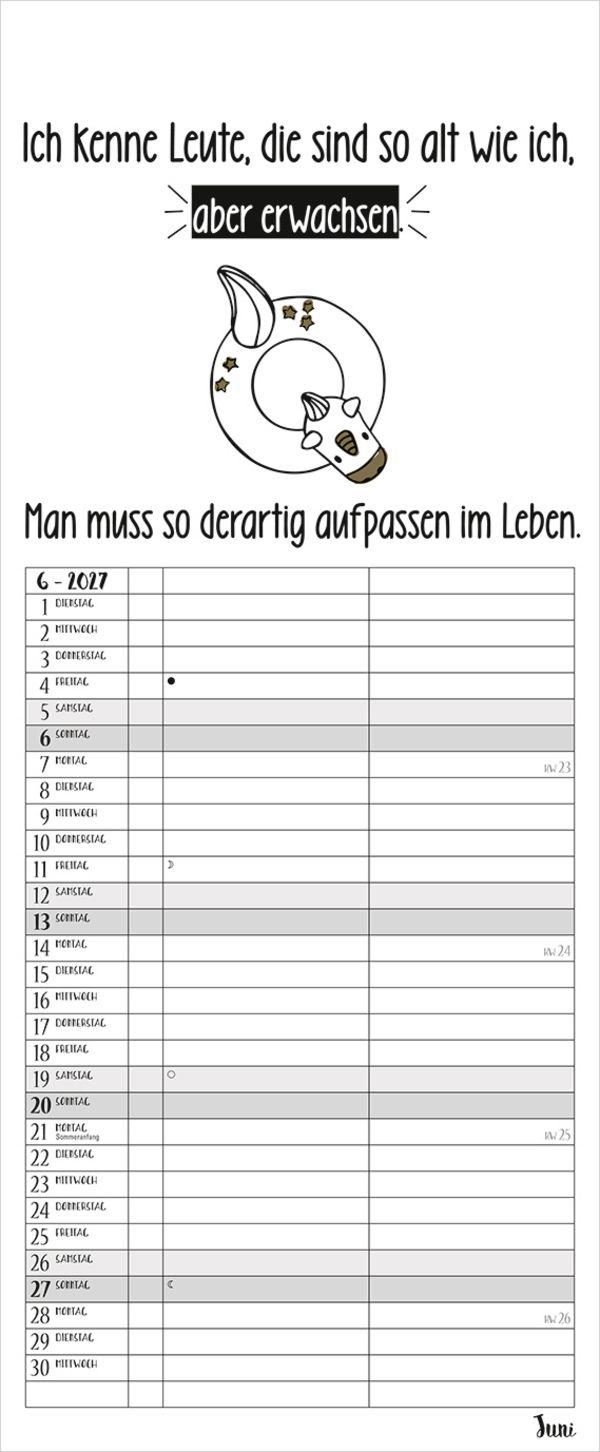 Beispielinhalt (Bild) My Timer Visual Words 2027