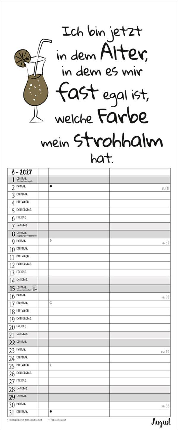 Beispielinhalt (Bild) My Timer Visual Words 2027