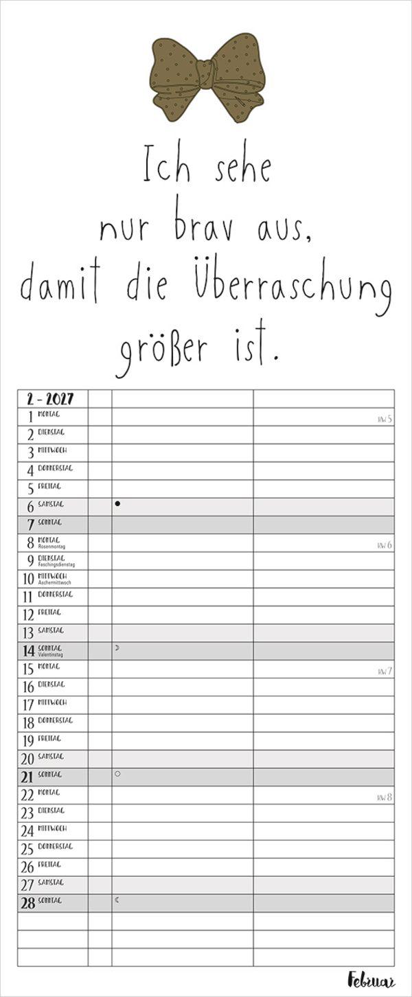 Beispielinhalt (Bild) My Timer Visual Words 2027