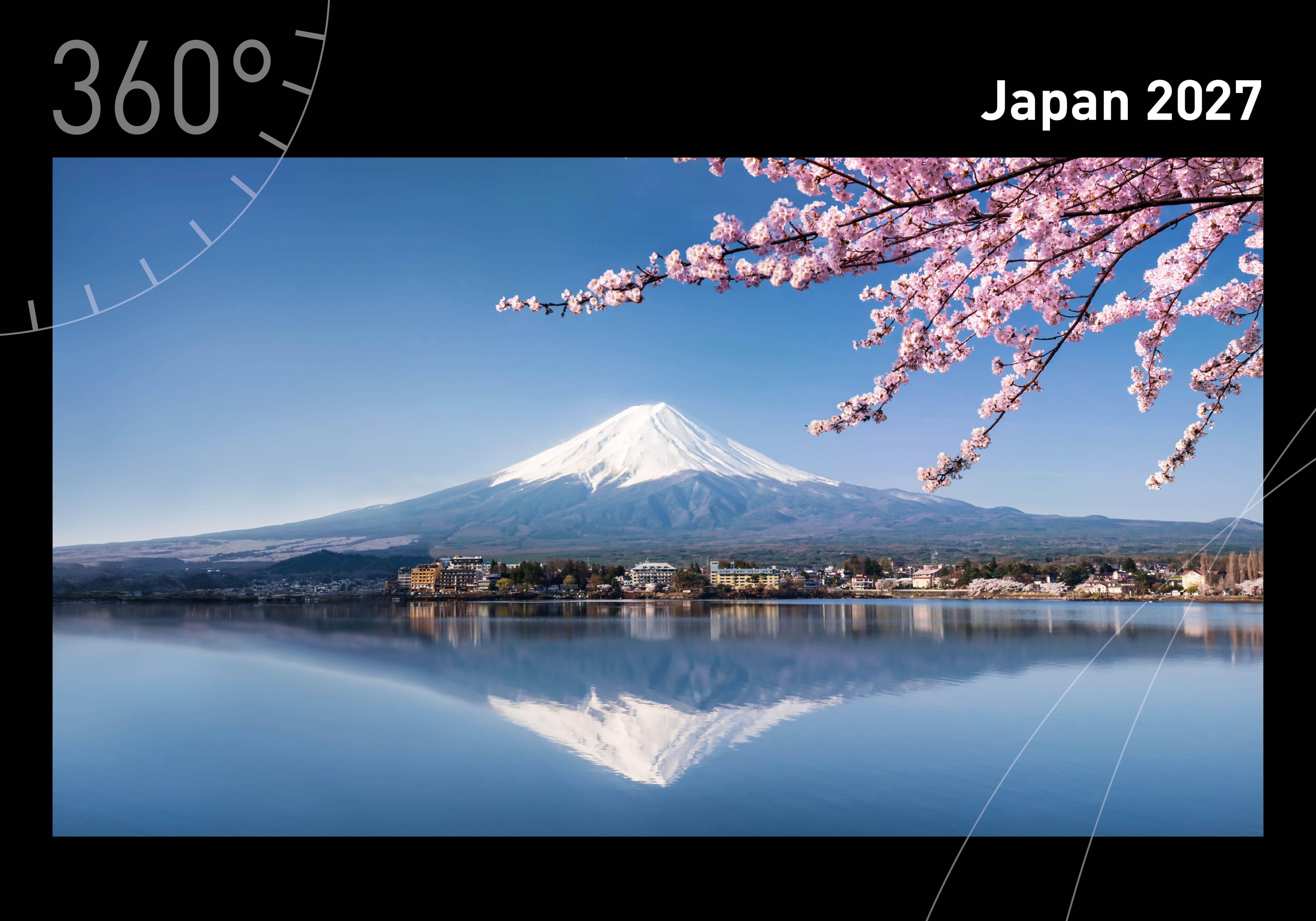 Vorderes Coverbild Japan Premiumkalender 2027