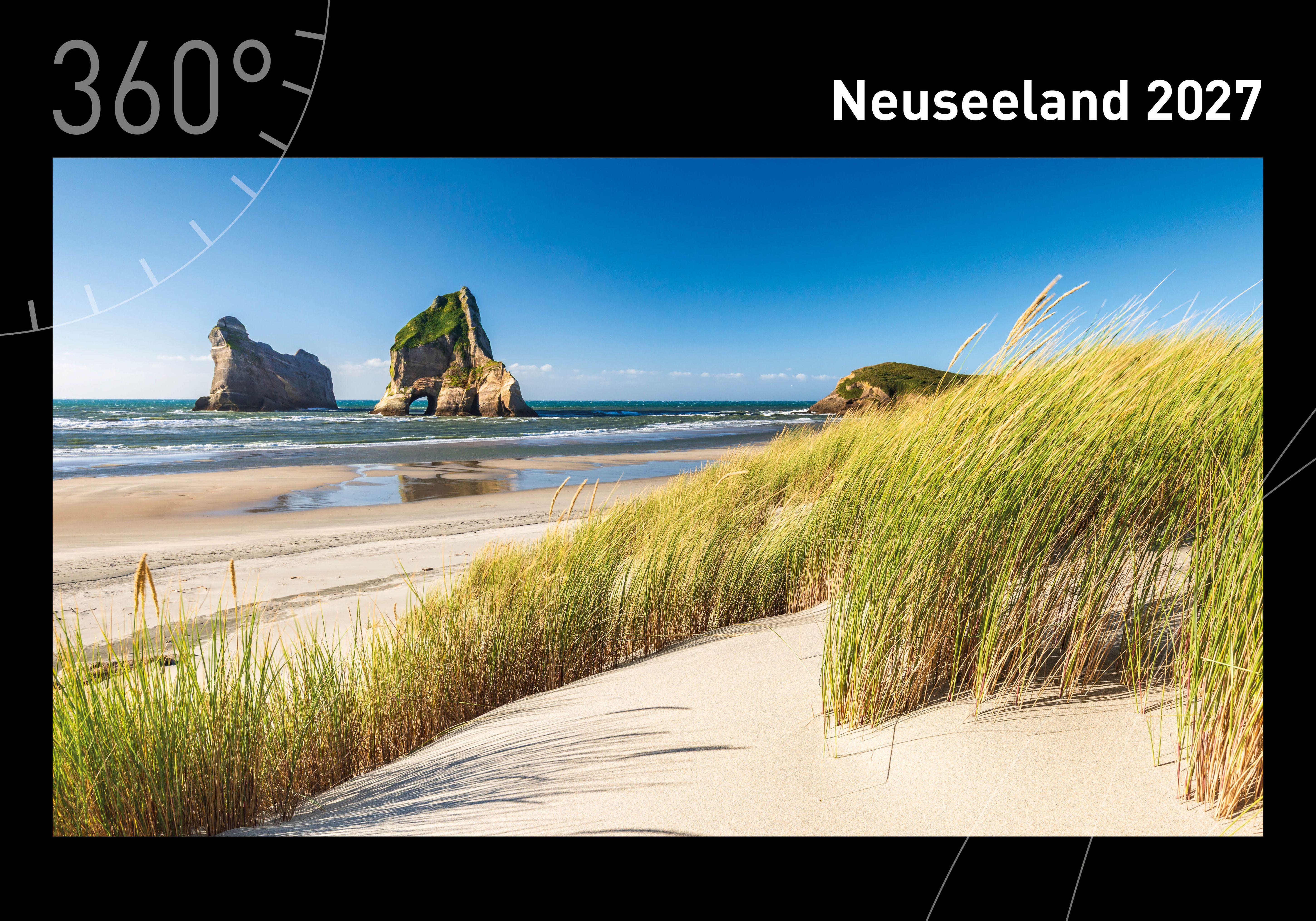 Vorderes Coverbild Neuseeland Premiumkalender 2027