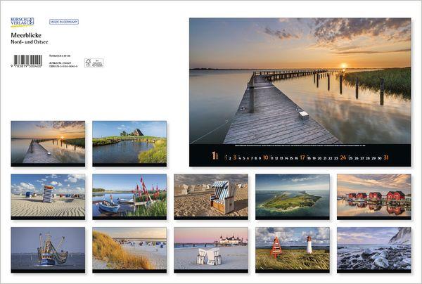 Beispielinhalt (Bild) Meerblicke - Nord- und Ostsee 2027