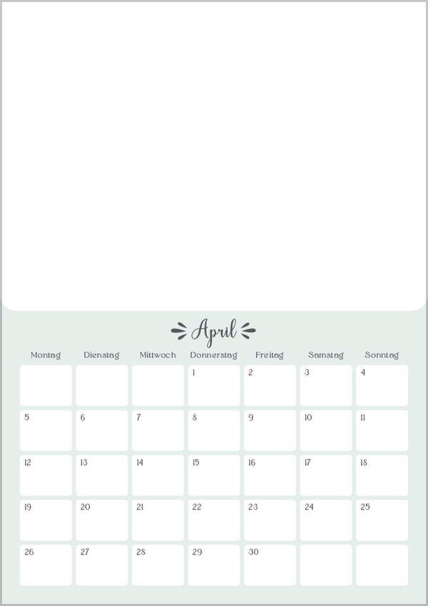 Beispielinhalt (Bild) Foto-Malen-Basteln A4 Mint 2027