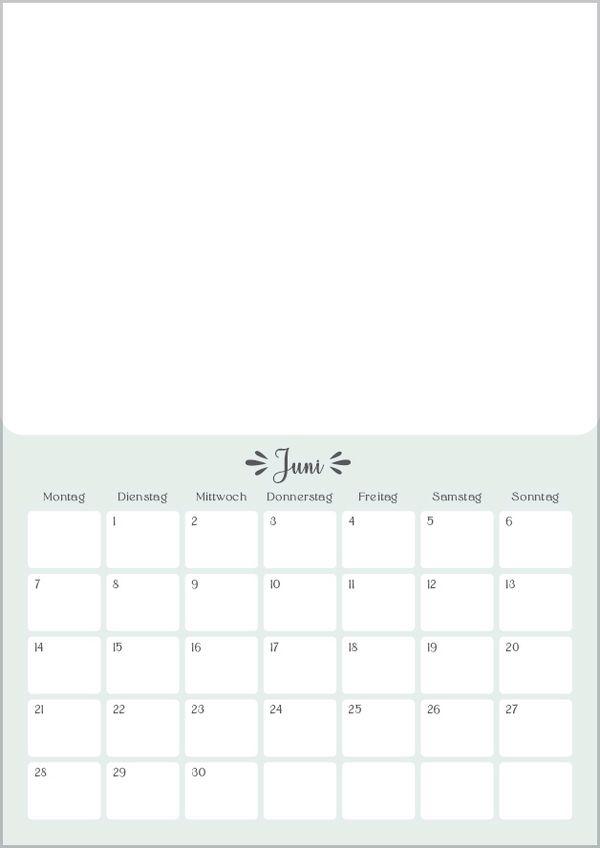 Beispielinhalt (Bild) Foto-Malen-Basteln A4 Mint 2027