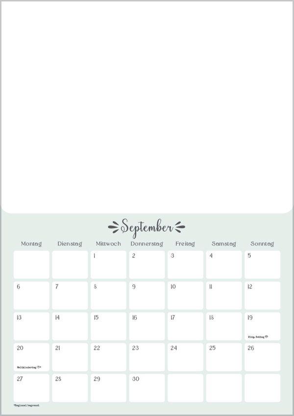 Beispielinhalt (Bild) Foto-Malen-Basteln A4 Mint 2027