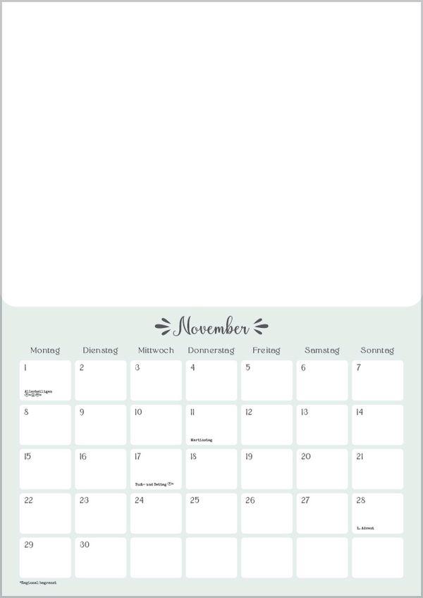 Beispielinhalt (Bild) Foto-Malen-Basteln A4 Mint 2027