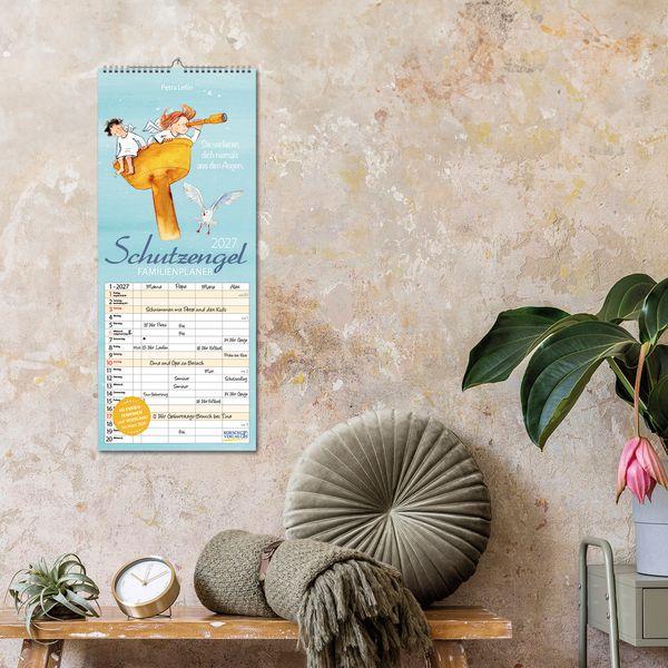 Beispielinhalt (Bild) Familientimer Schutzengel 2027