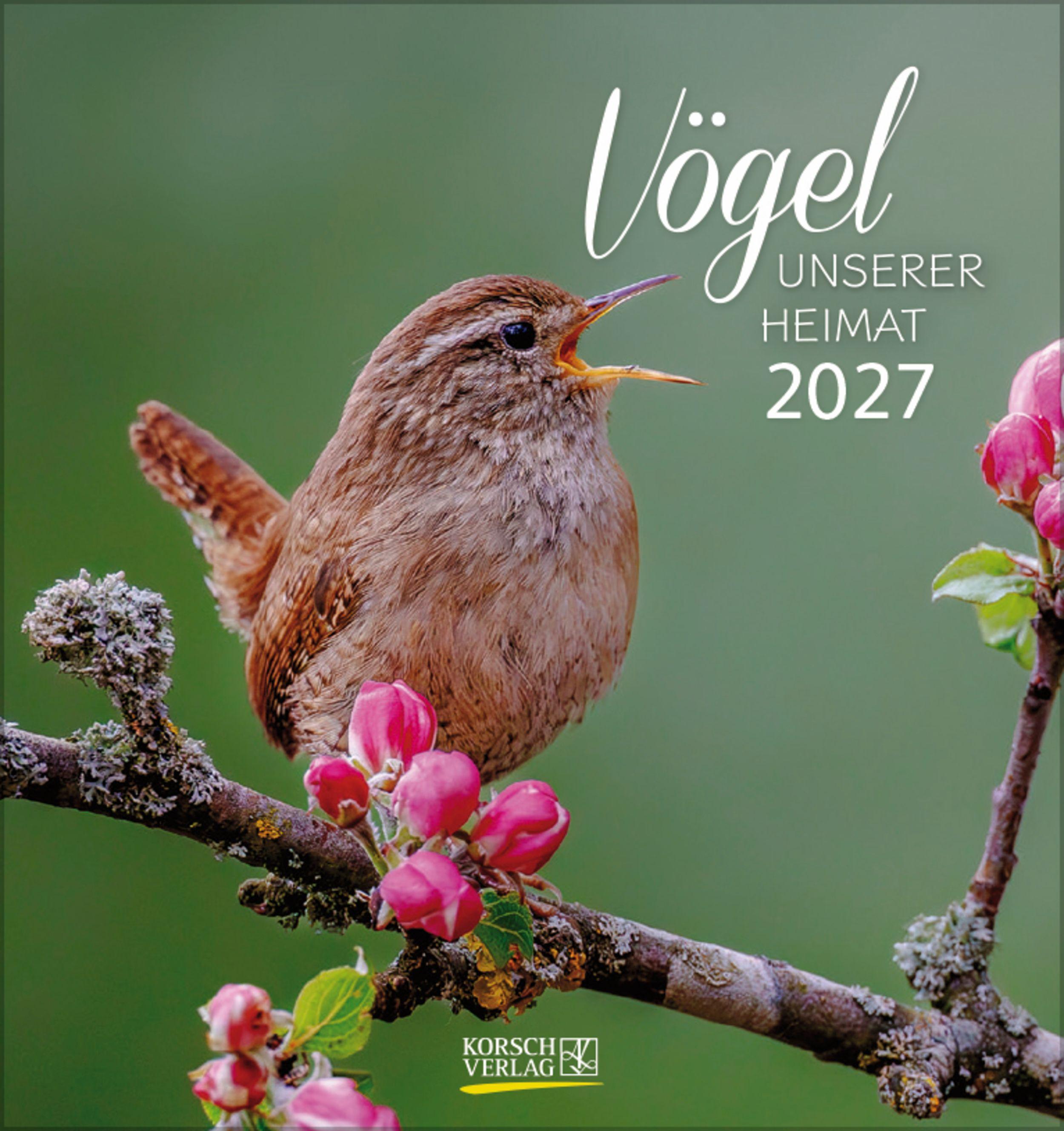 Vorderes Coverbild Vögel unserer Heimat 2027
