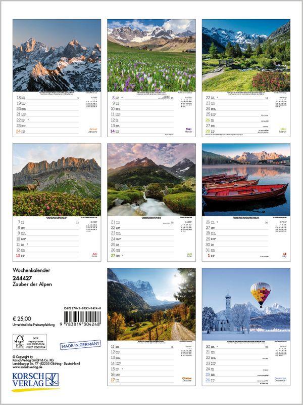 Beispielinhalt (Bild) Zauber der Alpen 2027