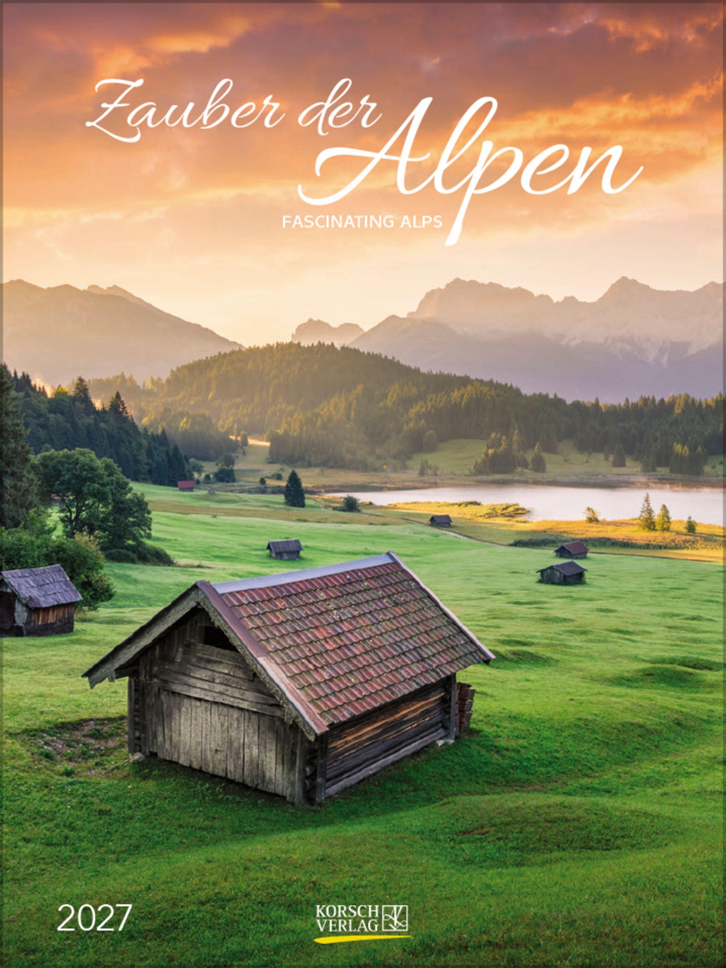 Vorderes Coverbild Zauber der Alpen 2027