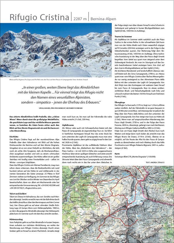 Beispielinhalt (Bild) Hütten unserer Alpen 2027