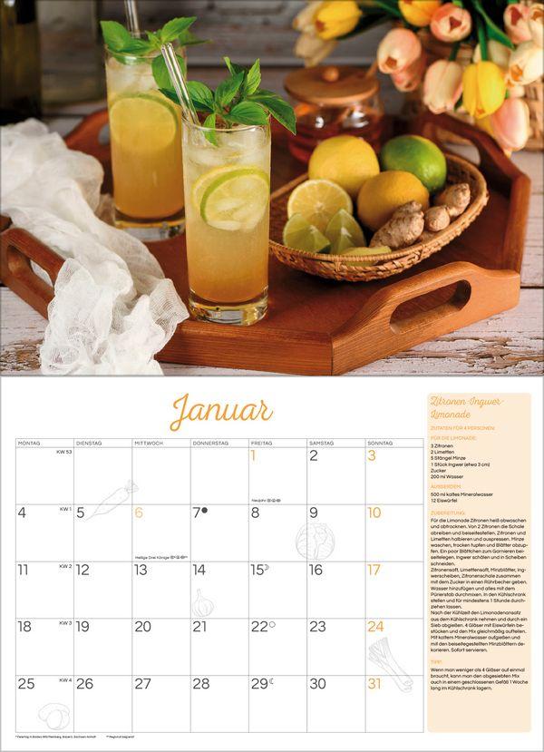 Beispielinhalt (Bild) Küchenkalender 2027