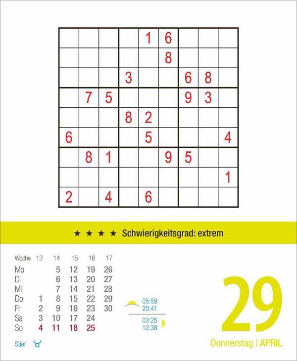 Beispielinhalt (Bild) Profi Sudoku 2027