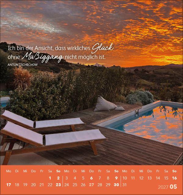 Beispielinhalt (Bild) Genieße jeden Augenblick 2027