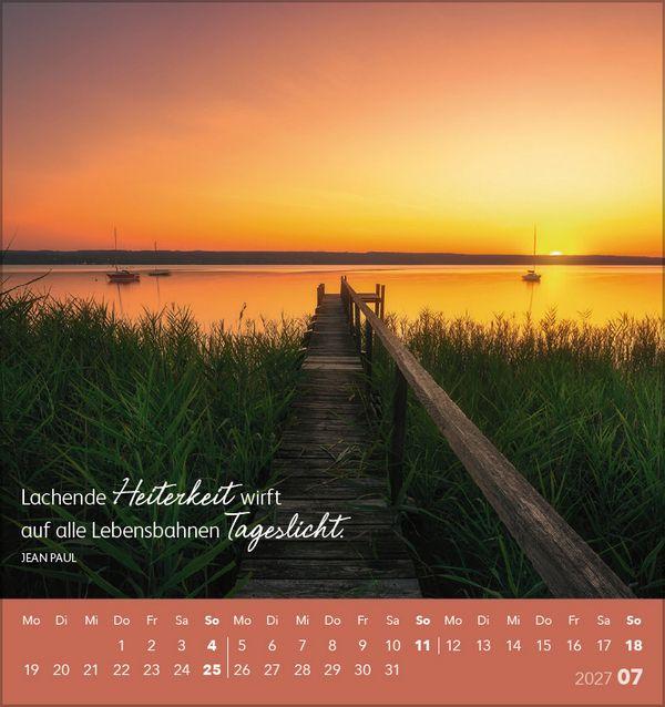 Beispielinhalt (Bild) Genieße jeden Augenblick 2027