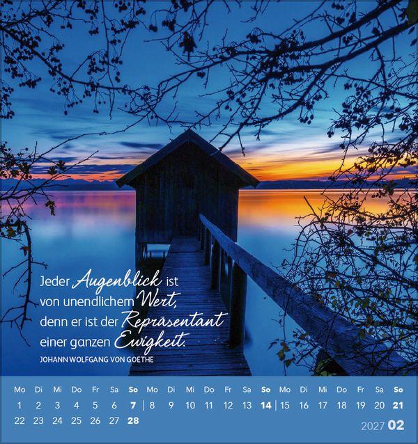 Beispielinhalt (Bild) Genieße jeden Augenblick 2027