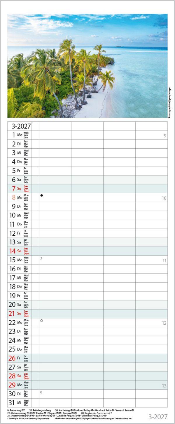 Beispielinhalt (Bild) Familienplaner Maritim 2027