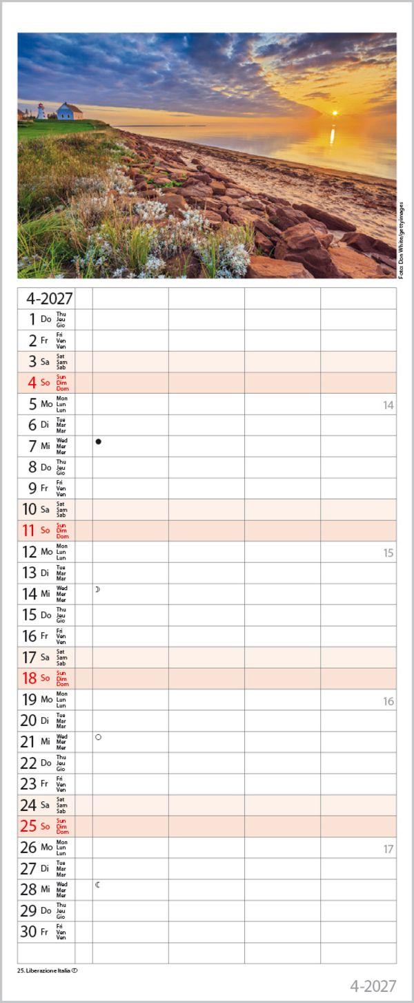 Beispielinhalt (Bild) Familienplaner Maritim 2027