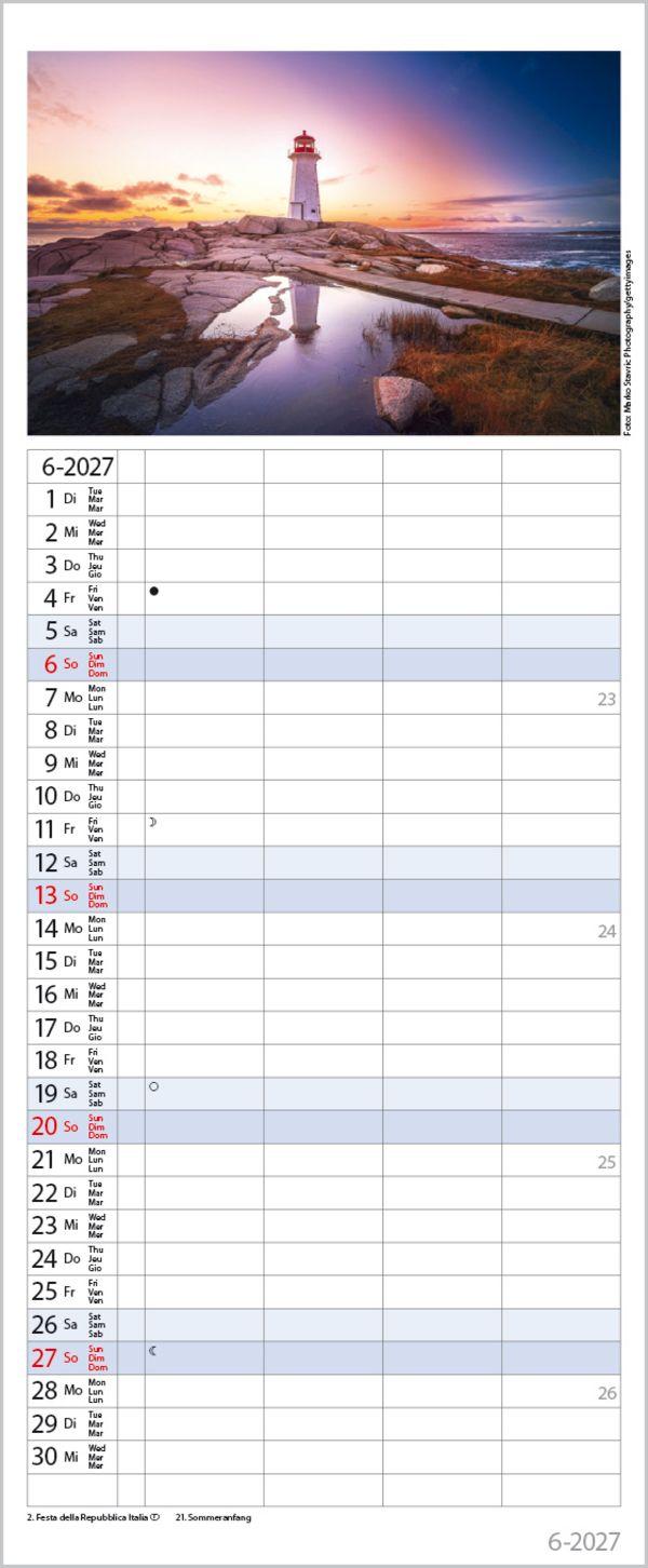 Beispielinhalt (Bild) Familienplaner Maritim 2027