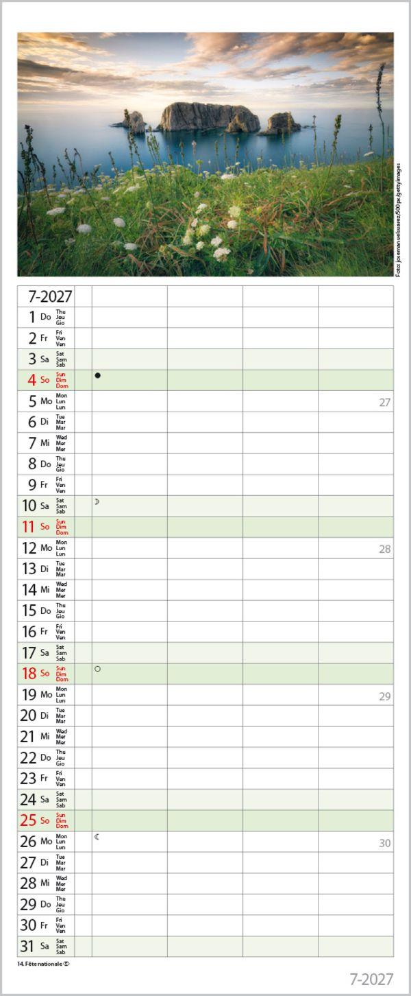Beispielinhalt (Bild) Familienplaner Maritim 2027