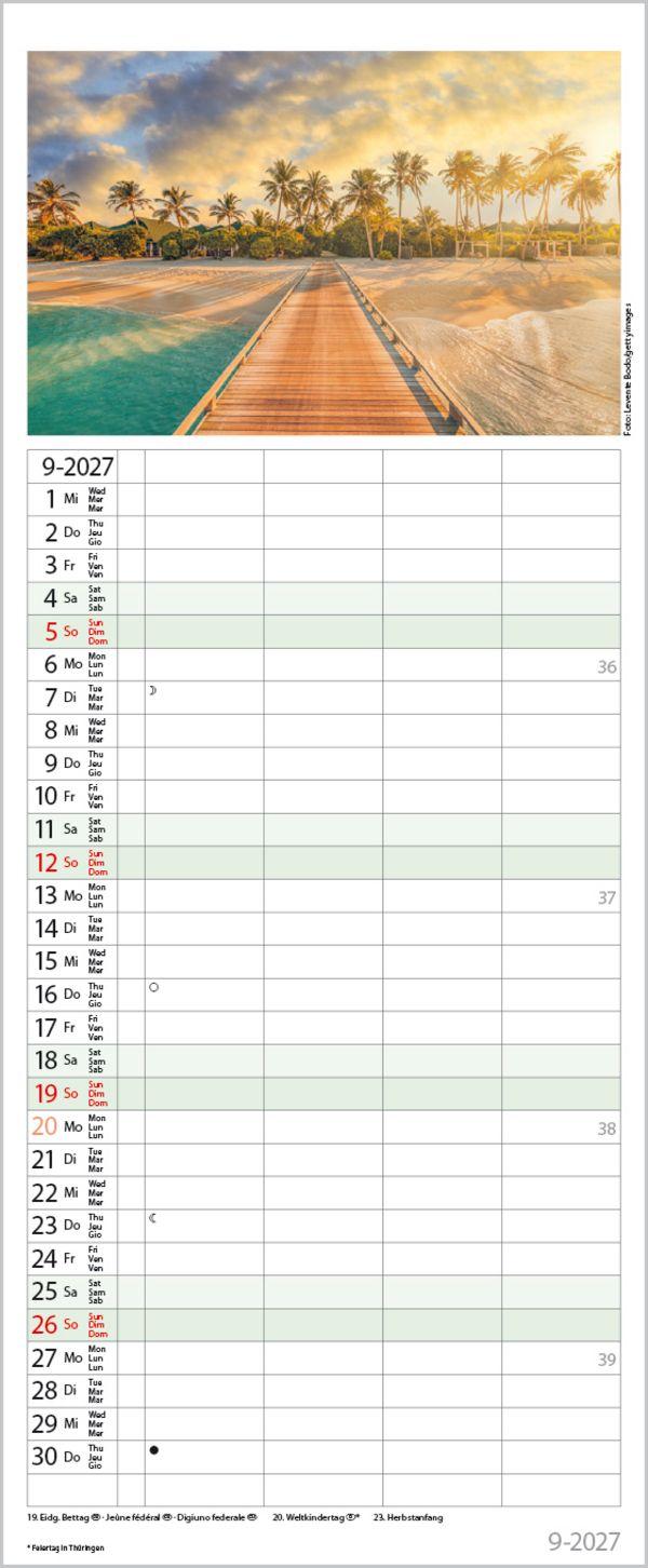 Beispielinhalt (Bild) Familienplaner Maritim 2027