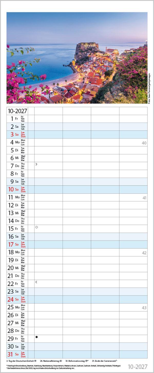 Beispielinhalt (Bild) Familienplaner Maritim 2027