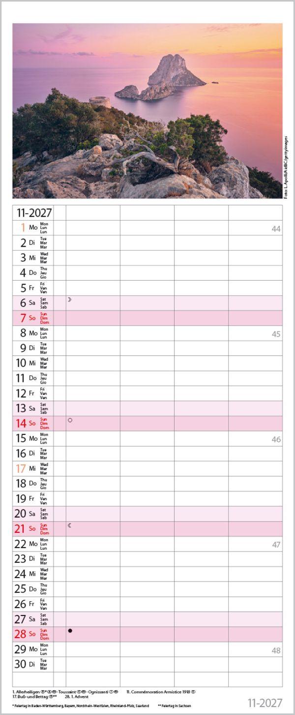 Beispielinhalt (Bild) Familienplaner Maritim 2027