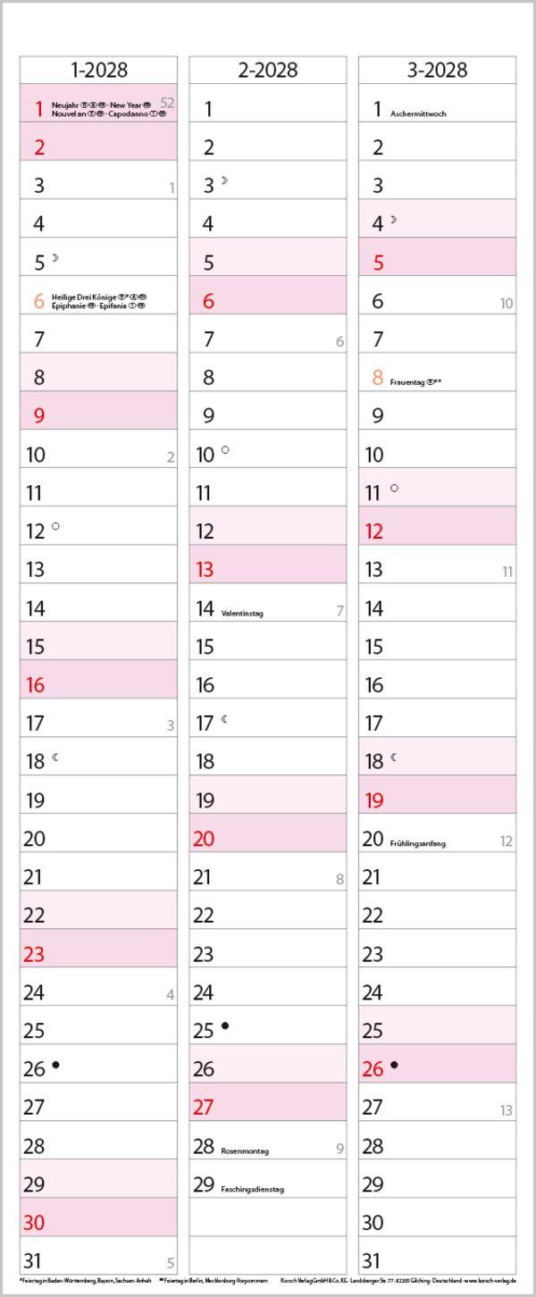 Beispielinhalt (Bild) Familienplaner Maritim 2027