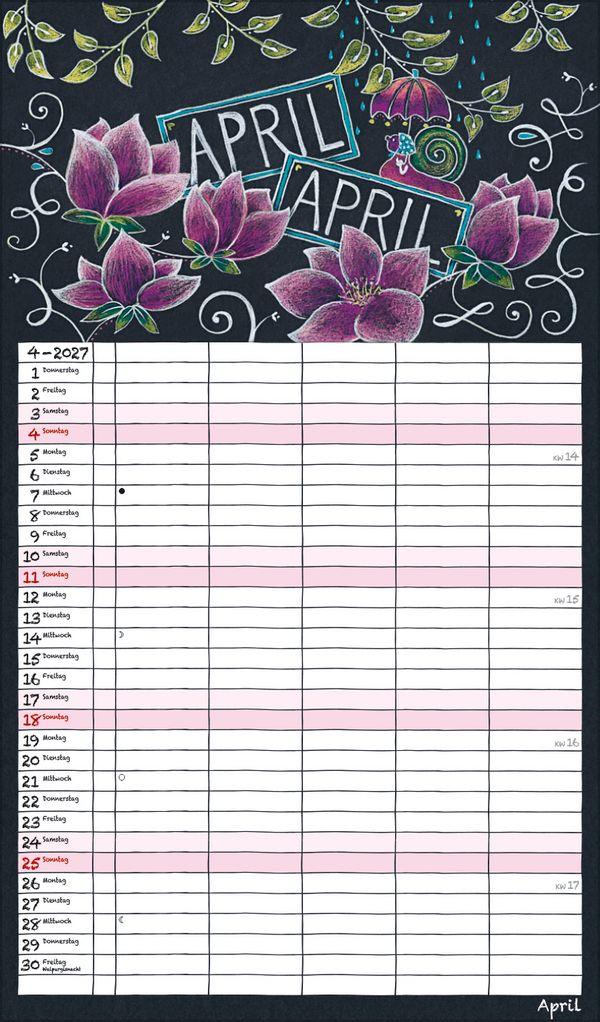 Beispielinhalt (Bild) Lovely Chalk Timer 2027