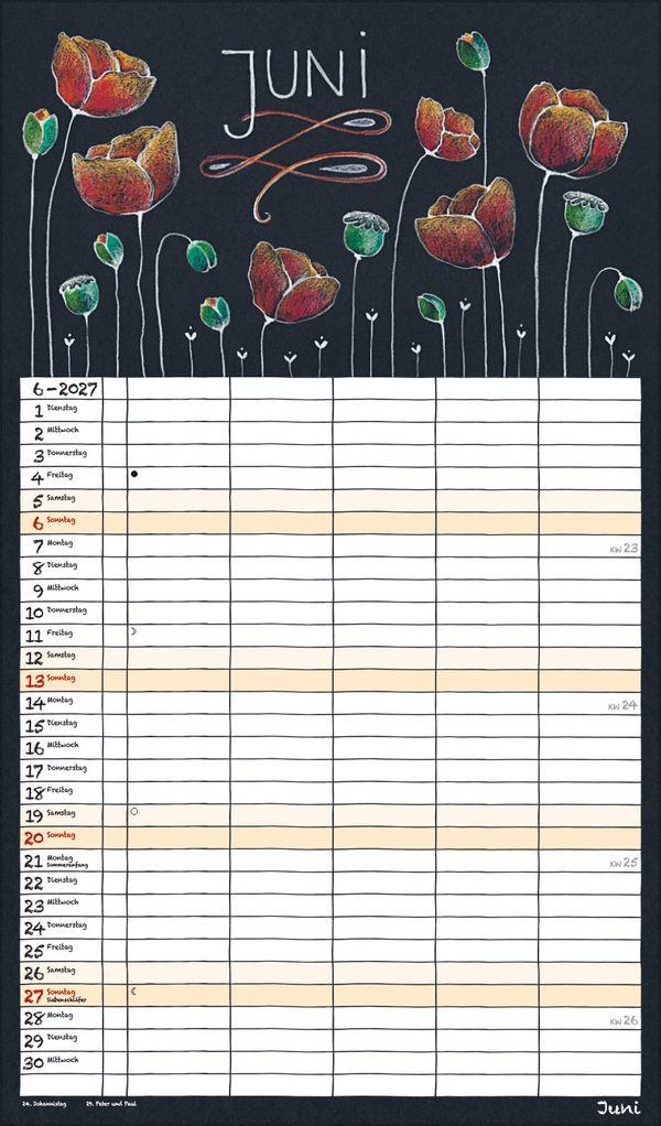 Beispielinhalt (Bild) Lovely Chalk Timer 2027