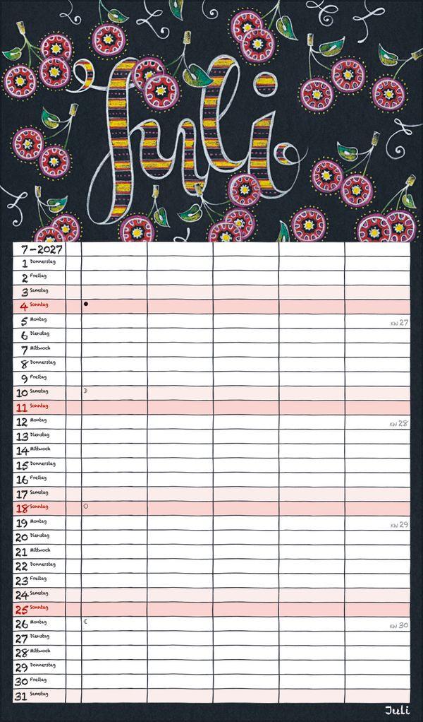 Beispielinhalt (Bild) Lovely Chalk Timer 2027