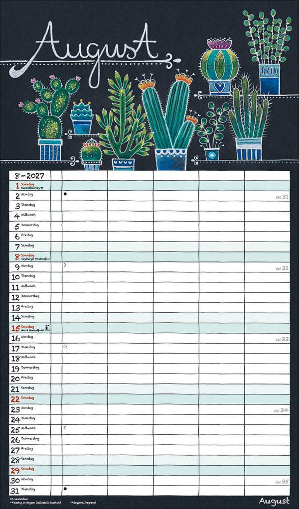 Beispielinhalt (Bild) Lovely Chalk Timer 2027