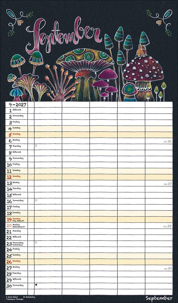 Beispielinhalt (Bild) Lovely Chalk Timer 2027