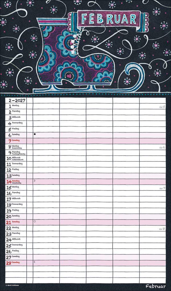 Beispielinhalt (Bild) Lovely Chalk Timer 2027