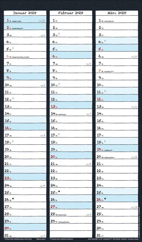 Beispielinhalt (Bild) Lovely Chalk Timer 2027