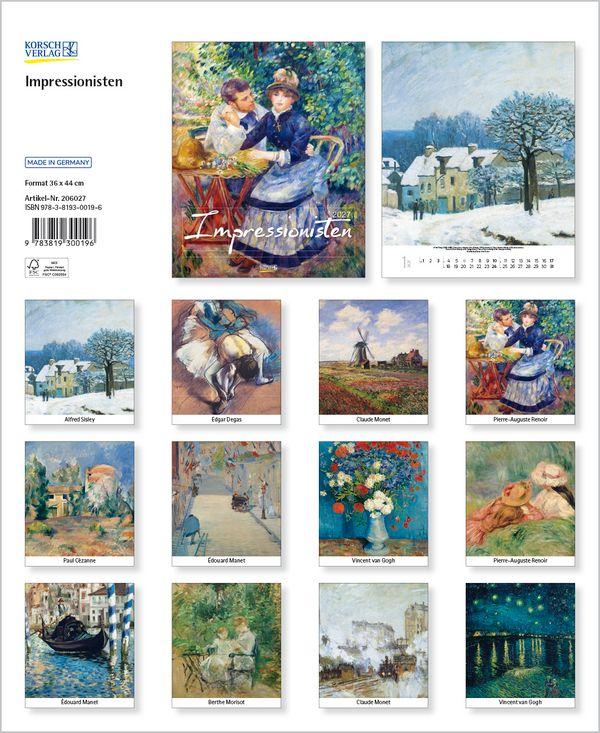 Beispielinhalt (Bild) Impressionisten 2027