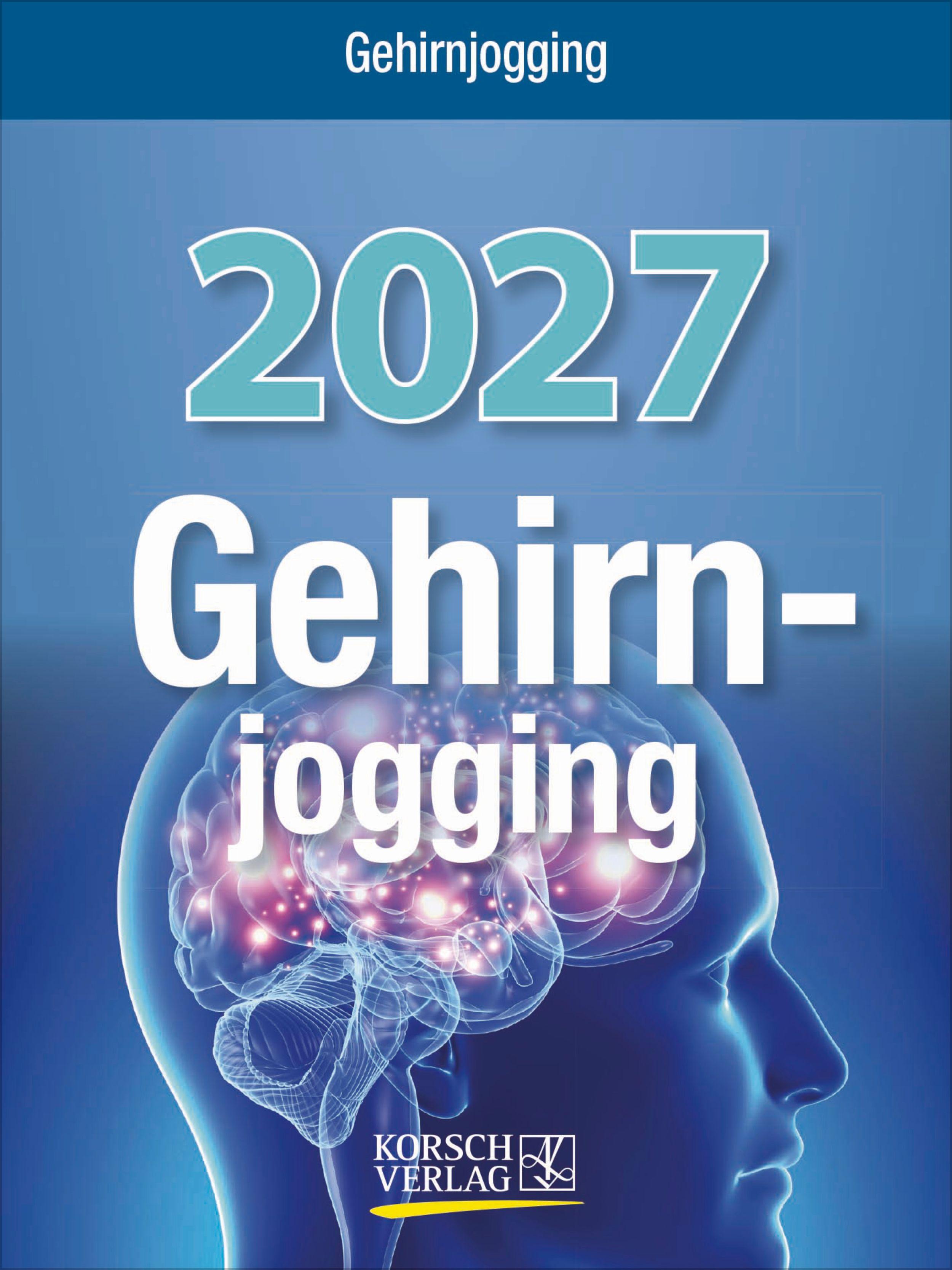 Vorderes Coverbild Gehirnjogging 2027