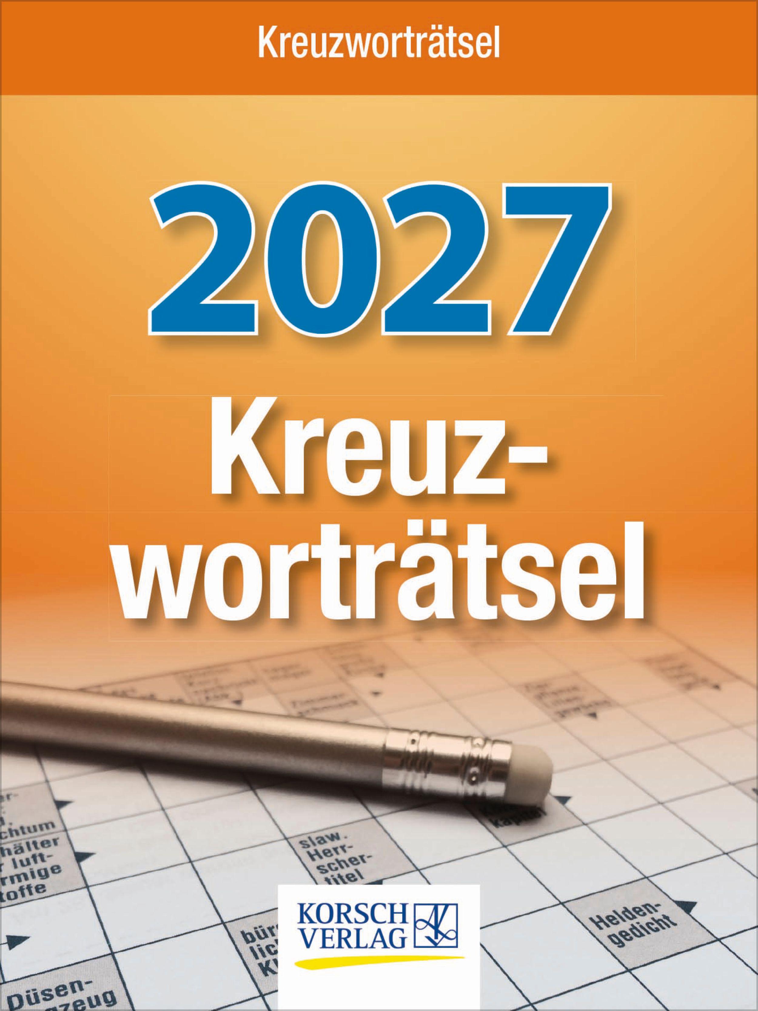 Vorderes Coverbild Kreuzworträtsel 2027
