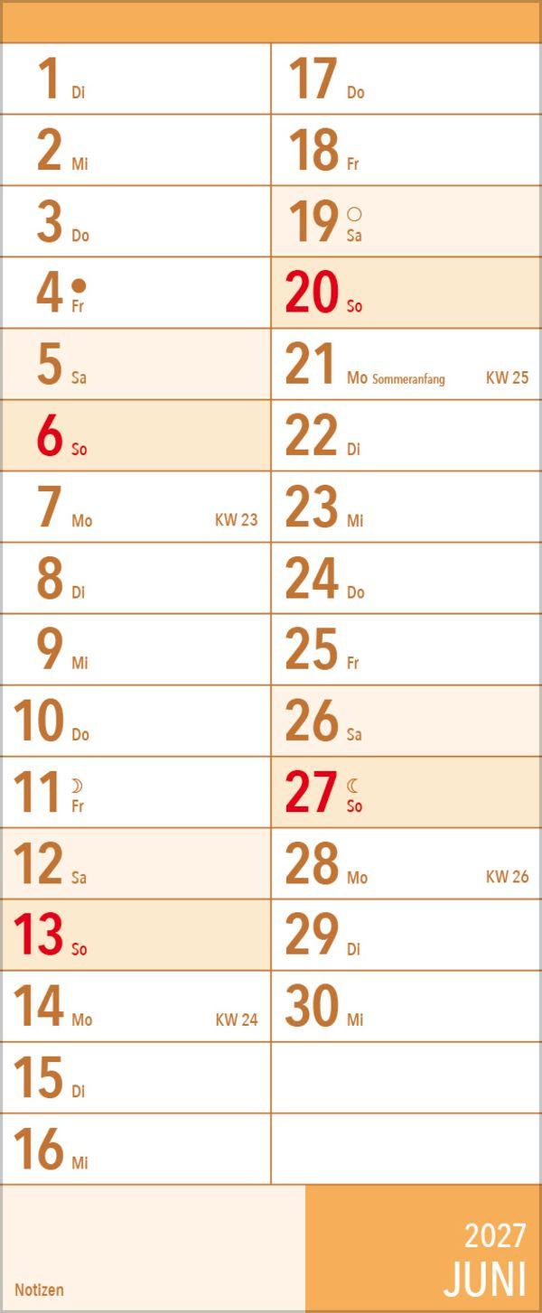 Beispielinhalt (Bild) XL Planer Großdruck 2027